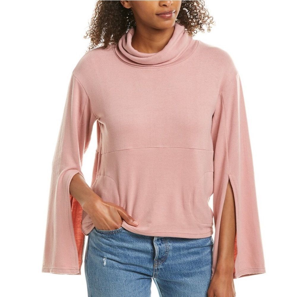 NWT BB Dakota Funnel of Love Cowl Neck Sweatshirt - Picture 10 of 10